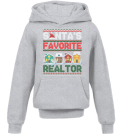 Funny Santa's Favorite Realtor Christmas Gift Ugly Sweater Sweatshirt