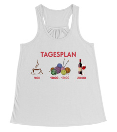 Tagesplan Wine - Knitting