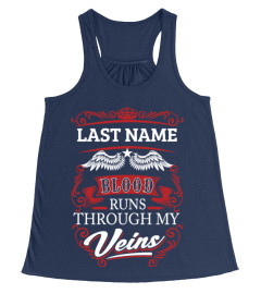 BLOOD RUNS THROUGH MY VEINS (CUSTOM SHIRT)