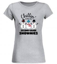 Chillin My Second Grade Snowmies Teacher Christmas