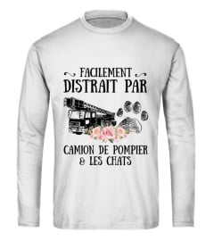 CAMION DE POMPIER - légèrement distrait par