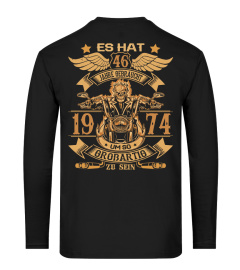 Es hat 46 jahre gebraucht motorrad legenden tshirt