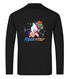 Unicorn Rock star Guitar Rockin music singer
