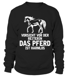 Vorsicht Vor Der Reiterin Pferd Harmlos