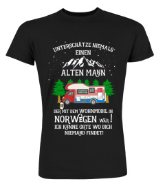 Norwegen Mann Wohnmobil