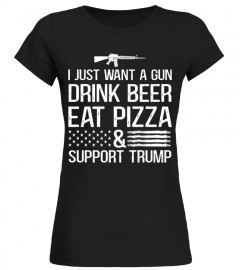 Gun and trump shirt