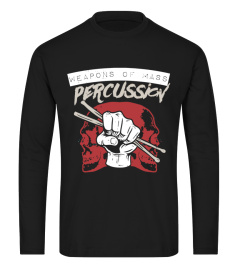 Weapons Of Mass Percussion Funny Drummer Marching Band Gift Pullover Hoodie