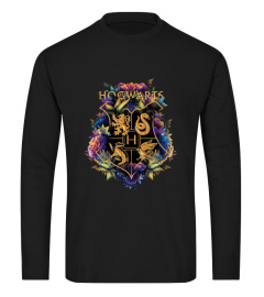 Harry Potter Hogwarts School Crest Flower