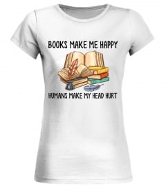Books Make Me Happy Humans