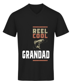 Mens Reel Cool Grandad Tee Fishing