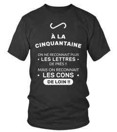 À LA CINQUANTAINE (H/F) (noir)