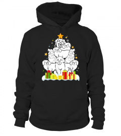 Dog Tshirt - Newfoundland Christmas Tree Tee Dog Lover Gift TShirt
