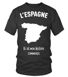 T-shirt Espagne Histoire