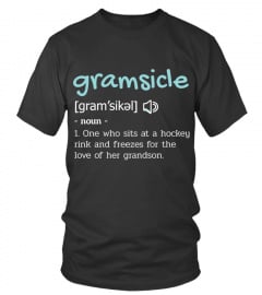 Hockey t shirts - Gramsicle Funny Definition Tshirt Ice Hockey Grandma Gifts