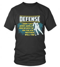 Hockey t shirts - Funny Ice Hockey Defense amp Goalie Quote Pullover Hoodie