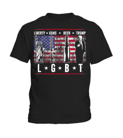 Liberty Guns Beer Trump LGBT Parody Funny Gift AA