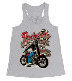 Biker Shirt Rockabilly Lives Forever - Custom Motorcycle