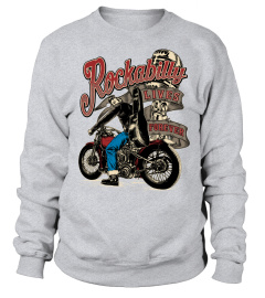 Biker Shirt Rockabilly Lives Forever - Custom Motorcycle