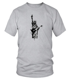 Liberty Rocks - Statue Of Liberty Holding Guitar Shirt  