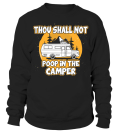 Thou shall not poop in the camper Camping Outdoor AA