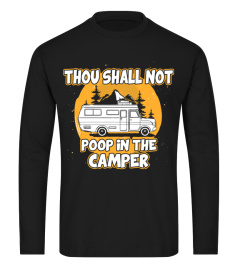 Thou shall not poop in the camper Camping Outdoor AA