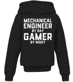 Mechanical Engineer By Day Gamer By Night Gift Shirt