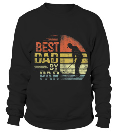Best Dad By Par Daddy Father's Day Gifts Golf Lover Golfer T-Shirt