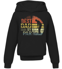 Best Dad By Par Daddy Father's Day Gifts Golf Lover Golfer T-Shirt