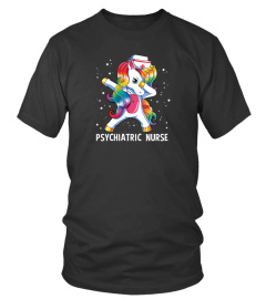 Dabbing Unicorn Funny Psychiatric Nurse