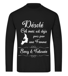 T-shirt  femme sexy et tatouée