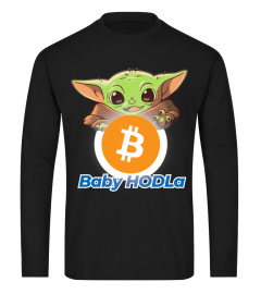 'Baby Bitcoin Hodla' Lil Green Guy Pullover Hoodie