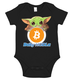 'Baby Bitcoin Hodla' Lil Green Guy Pullover Hoodie