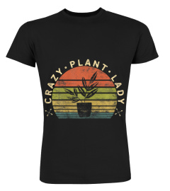 Womens Crazy Plant Lady Plant Lover Gardener Gifts Gardening Garden T-Shirt