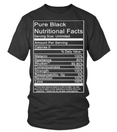 Pure Black Nutritional Facts