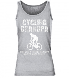 Mens Cycling Grandpa Cool Love Cycle Biking Riding T-Shirt