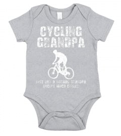 Mens Cycling Grandpa Cool Love Cycle Biking Riding T-Shirt