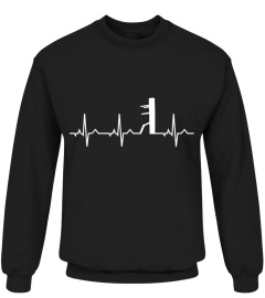 Wing Chun I ECG Martial Arts Heartbeat Wooden Dummy Ip Man T-Shirt