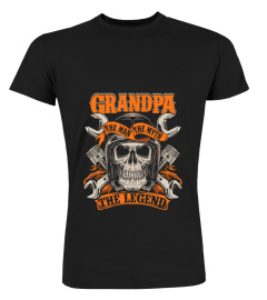 Biker Grandpa The Man The Myth The Legend Motorcycle Shirt T-Shirt