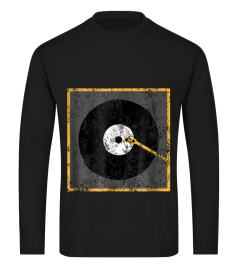 Vinyl Junkie Shirt Music Lover T-Shirt Old Record Player Tee