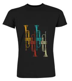 Retro Trumpet T-Shirt Jazz Music Trumpeter Gifts