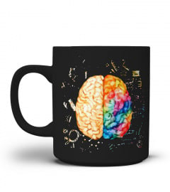 Colorful Brain Science And Art Creative Cool Gift