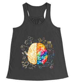 Colorful Brain Science And Art Creative Cool Gift
