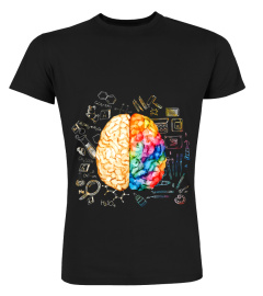 Colorful Brain Science And Art Creative Cool Gift