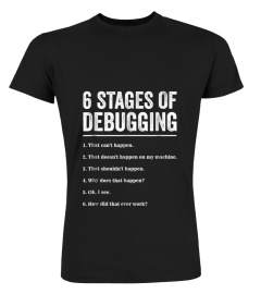 6 Stages of Debugging Bug Coding Computer Programmer