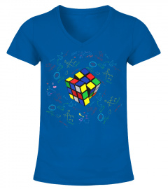 Cool Math Rubix Cube Shirt Funny Rubik Cube Math Lovers Gift T-Shirt