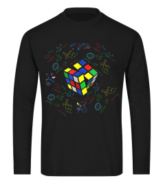 Cool Math Rubix Cube Shirt Funny Rubik Cube Math Lovers Gift T-Shirt