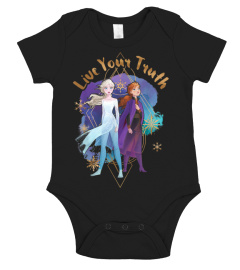 Disney Frozen 2 Anna & Elsa Live Your Truth Portrait T-Shirt