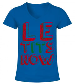 Le Tits Now Funny Christmas Jumper With Let Is Snow Slogan Sweatshirt