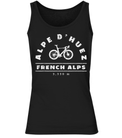 Alpe D'Huez French Alps Peloton Bike Theme Cycling Gifts T-Shirt