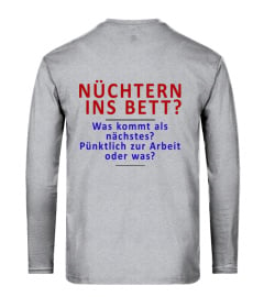 Nüchtern ins Bett?